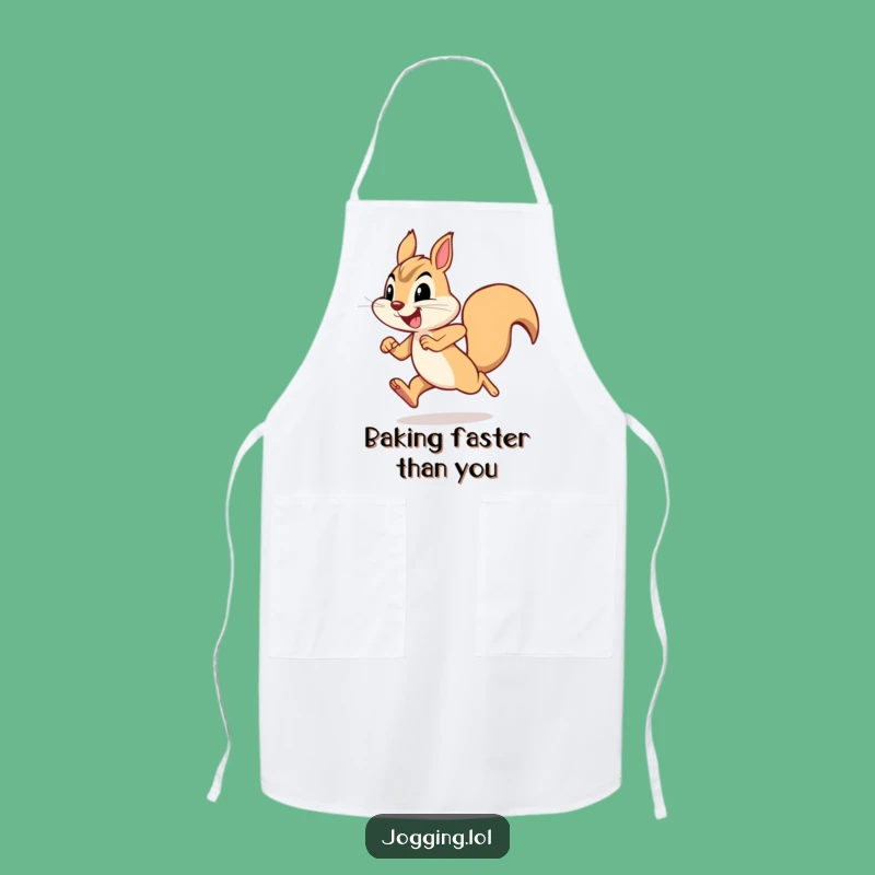 Funny Squirrel Apron: Cook with Zest & Humorous Nutty Energy!