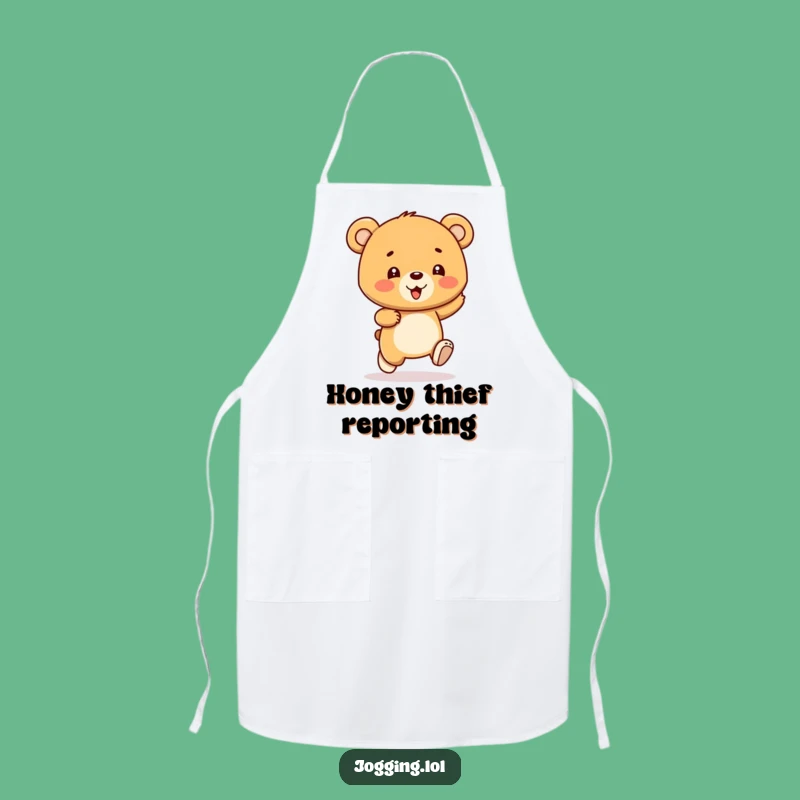 Funny Bear Cub Apron - Gleeful Cook's Kitchen Essential Gift