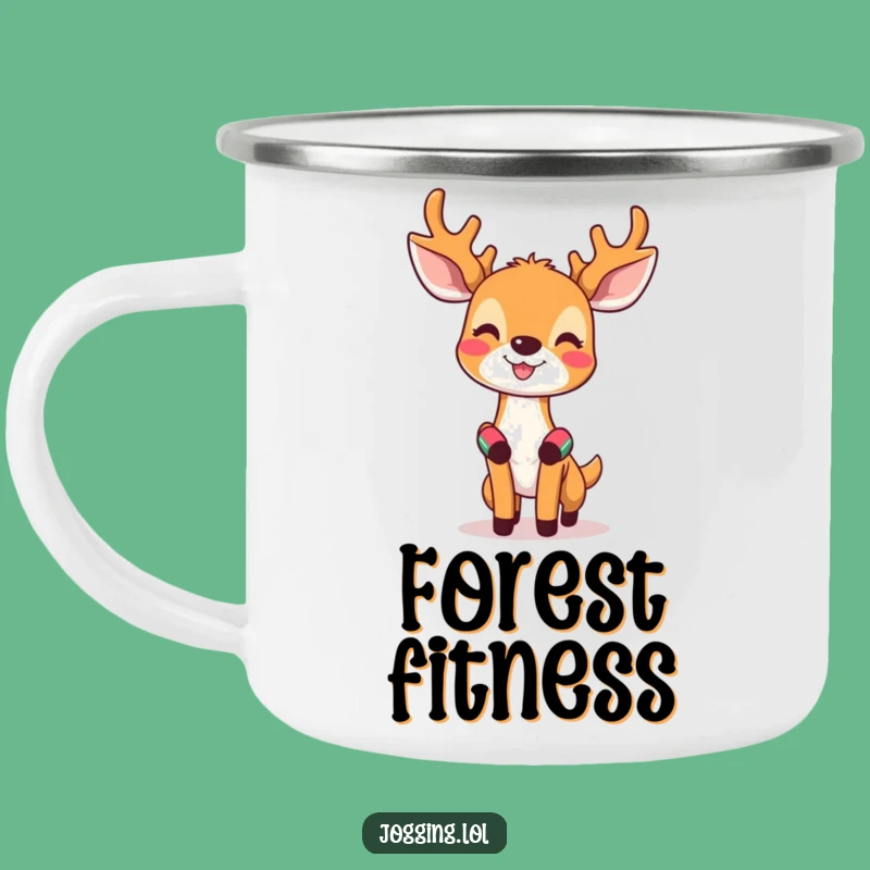 Funny Deer Workout Camping Mug - Invigorated Wristbands Outdoor Gift