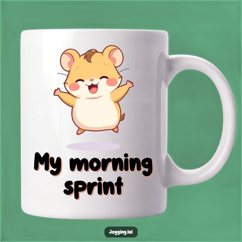 Funny Hamster Wheel Mug: Get Your Daily Dose of Energy!