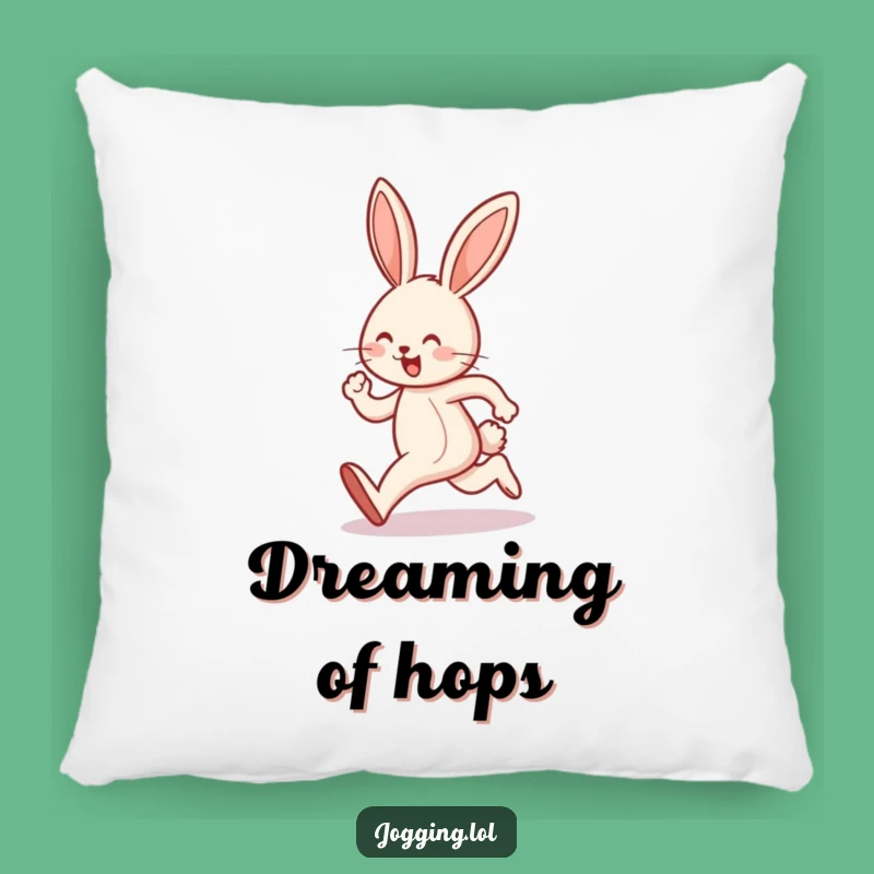 Funny Bunny Hop Pillow: Snuggle Up with Happiness!
