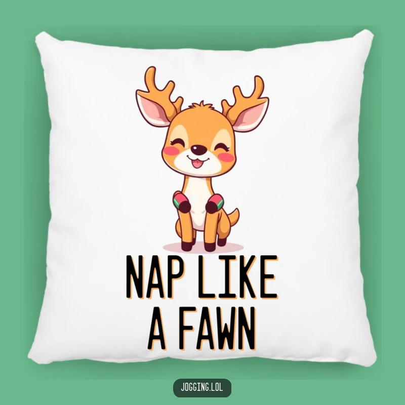 Funny Deer Workout Pillow - Invigorated Wristbands Comfort Gift