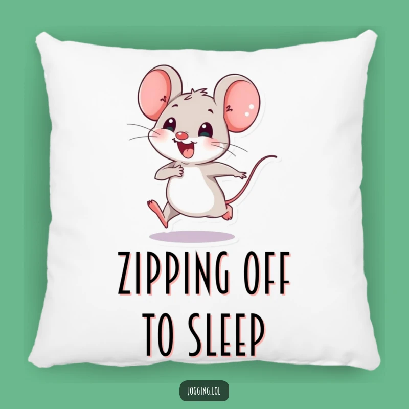 Funny Mouse Pillow - Joyful Tiny Legs Speedster Cushion Gift