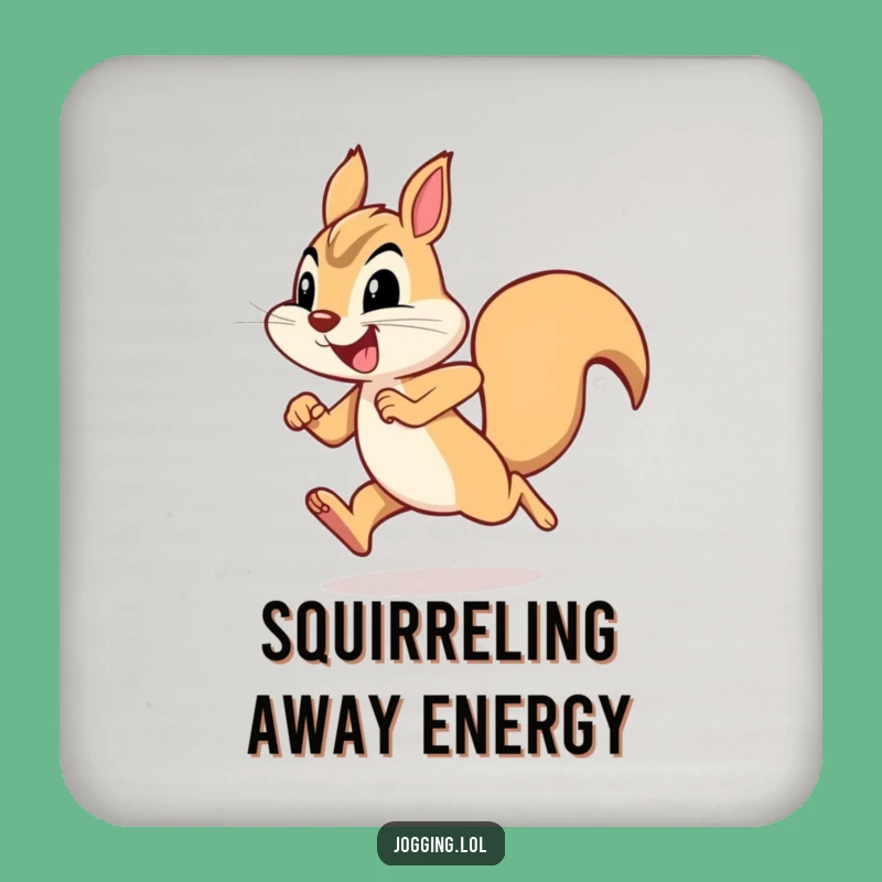 Funny Squirrel Coaster Set: Protect Surfaces with Joyful & Nutty Style!