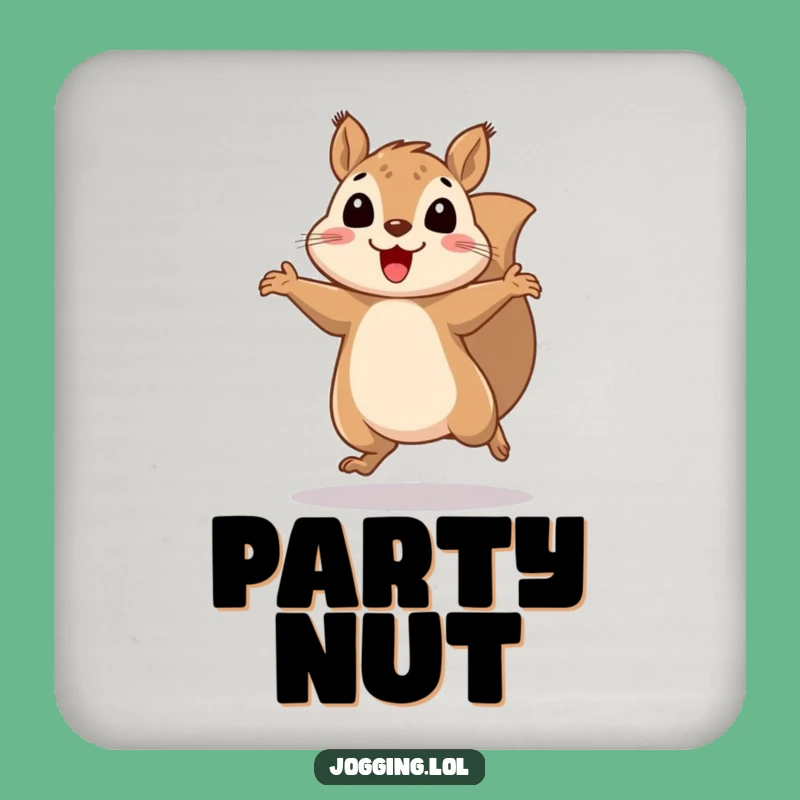 Funny Squirrel Coasters - Bouncy Rodent Drink Set Gift