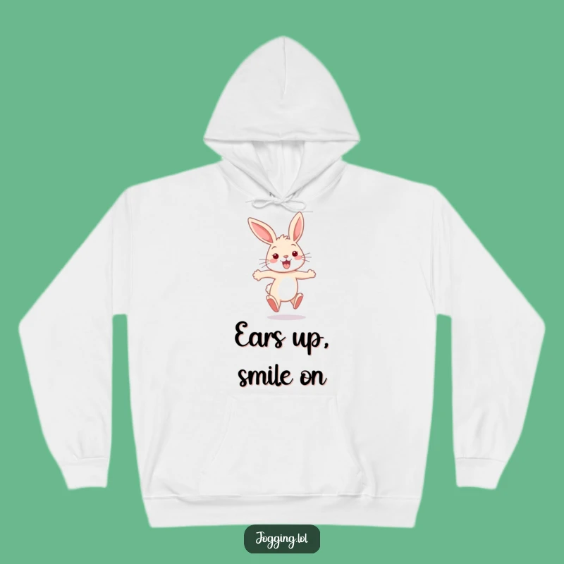 Funny Bunny Hoodie - Cozy Bouncy Hare Sweatshirt Gift