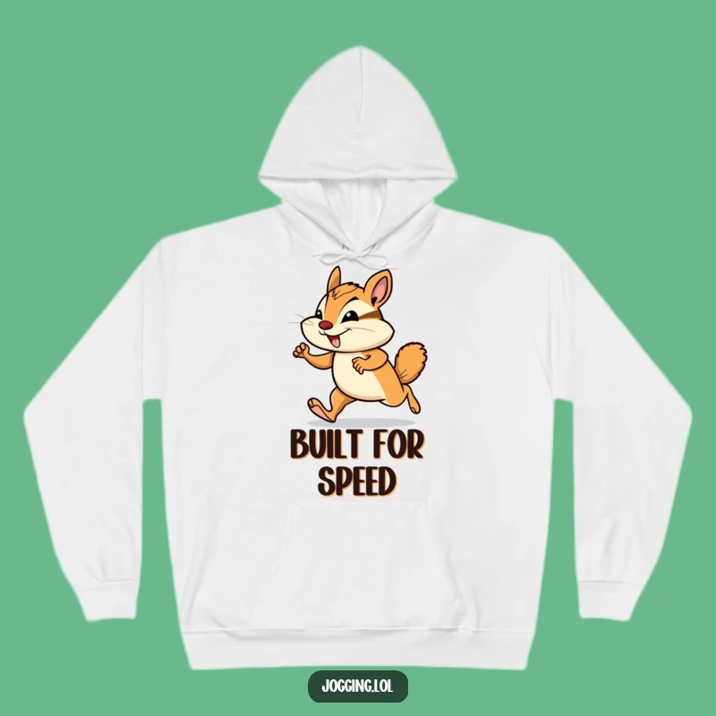 Funny Chipmunk Jogging Hoodie: Stay Warm and Funny on Your Daily Adventures
