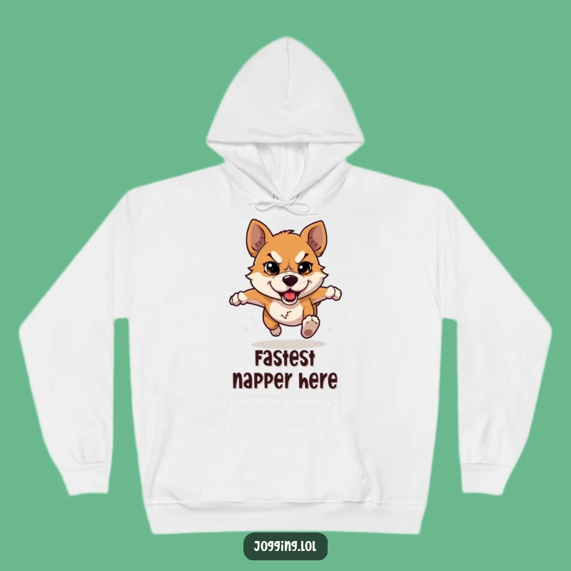 Funny Determined Dog Hoodie: Cozy & Motivational Funny Gift for Endurance