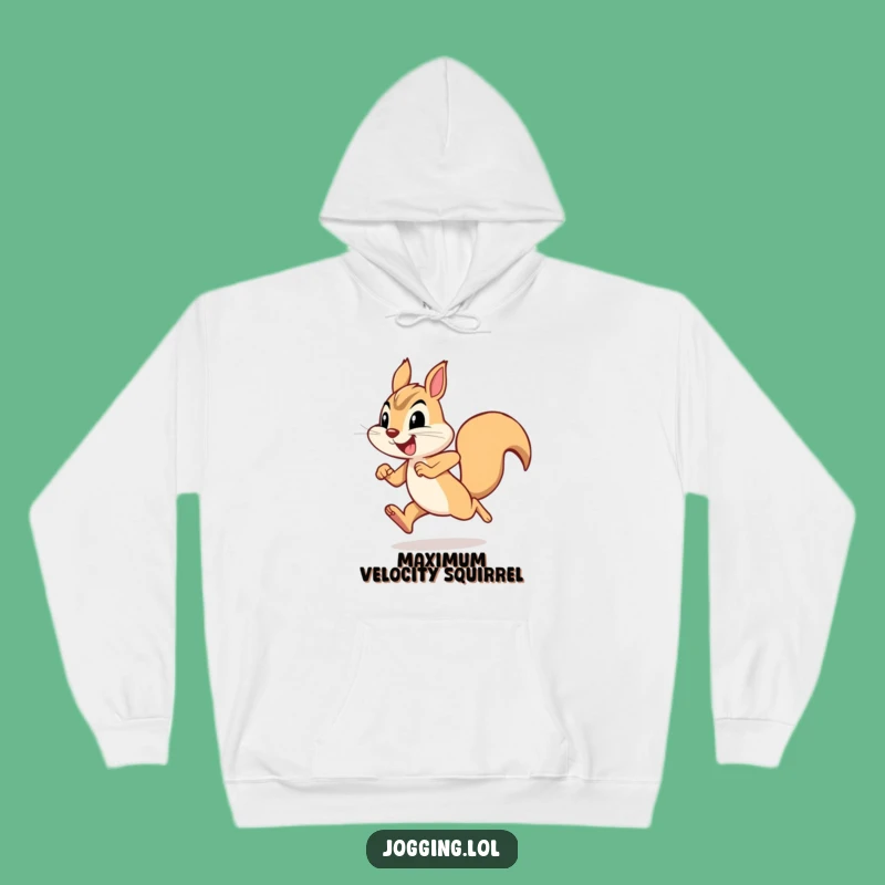 Funny Squirrel Hoodie: Cozy Up with this Joyful & Energetic Character