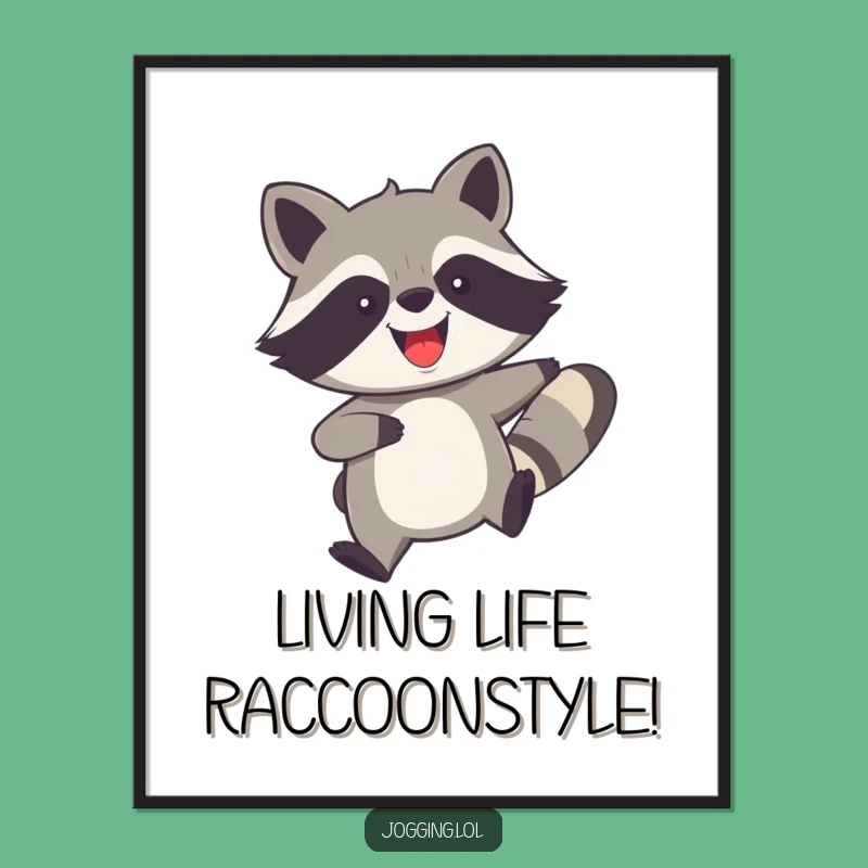 Free Printable Raccoon Wall Art: Funny Downloadable Decor for Playful Spaces