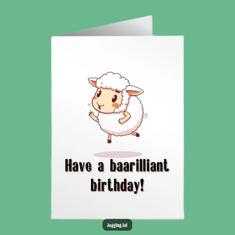 Free Printable Sheep Birthday Card: Funny Downloadable Gift for a Joyful Celebration