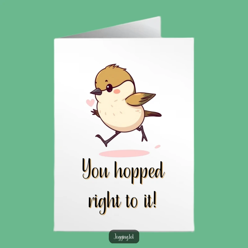 Free Printable Chickadee Congrats Card: Funny Downloadable Gift for Achievers