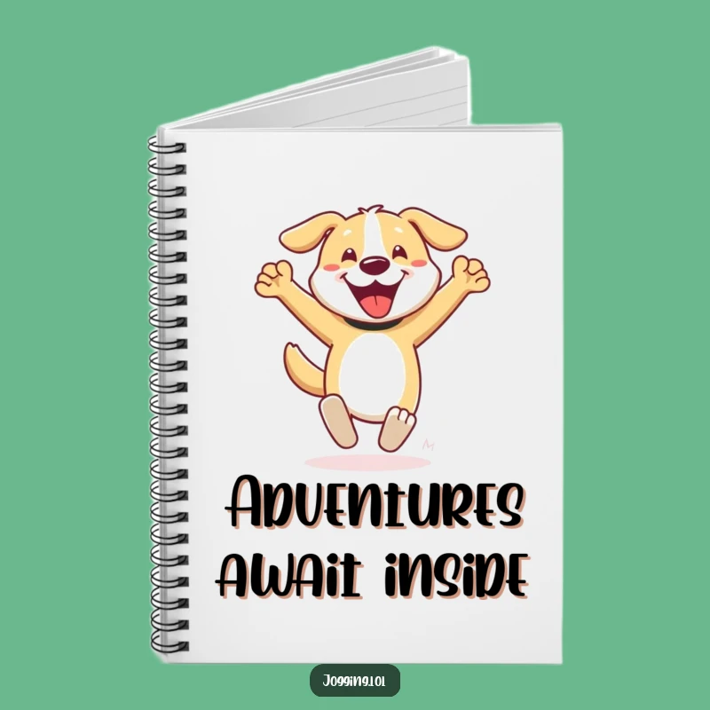 Funny Dog Notebook - Enthusiastic Journal for Ideas and Gifts