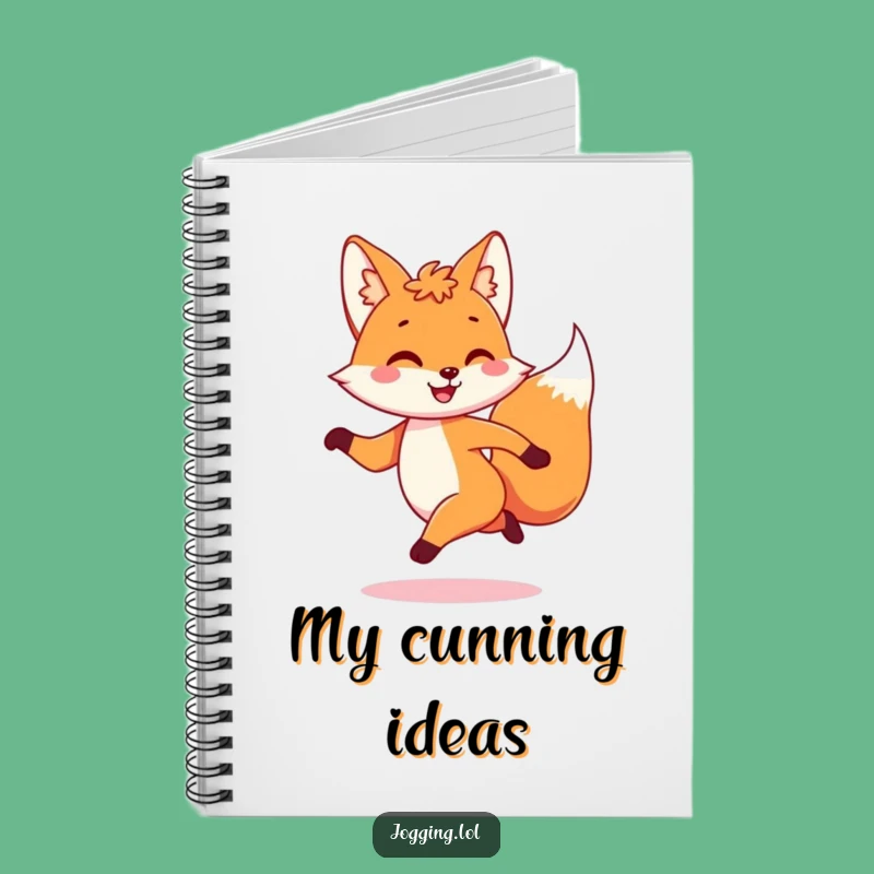 Funny Fox Jogger Notebook: Playful Plans for Energetic Minds