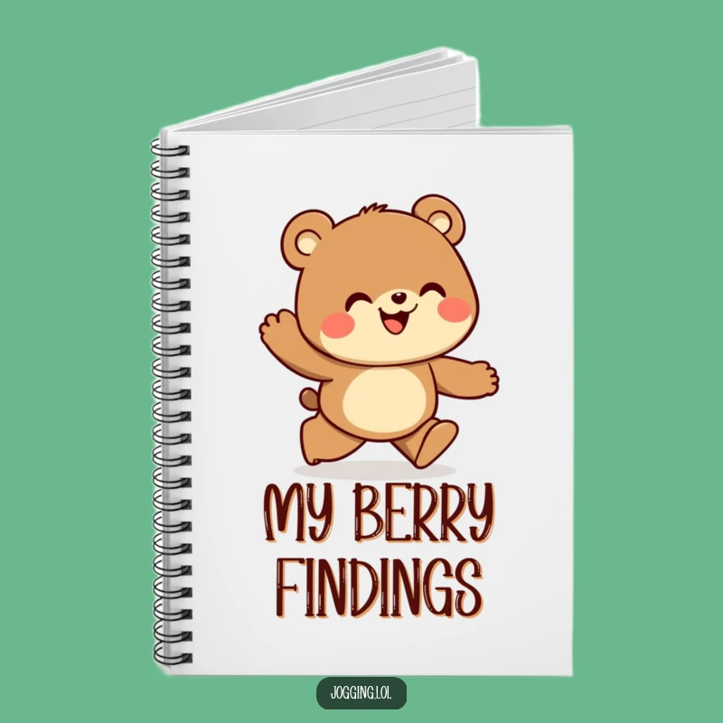 Funny Bear Jogger Notebook: Curious Journal, Gift for Explorers