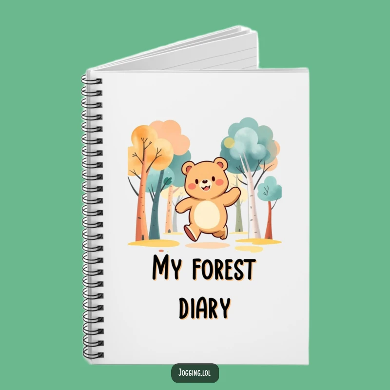 Funny Bear Jogger Notebook: Jubilant Ideas from the Forest