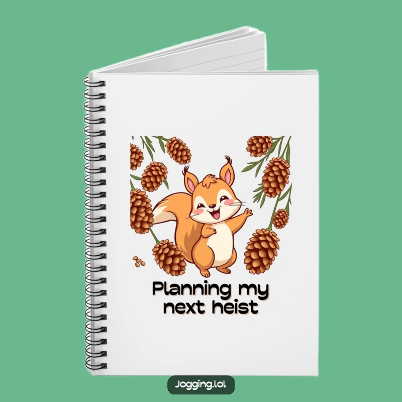 Funny Squirrel Notebook - Jovial Weaver's Journal for Notes and Gifts