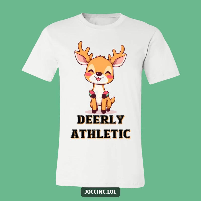 Funny Deer Workout T-Shirt - Invigorated Wristbands Fitness Tee Gift