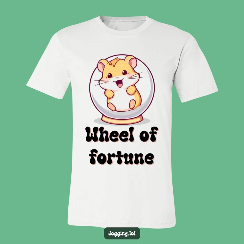Funny Hamster T-Shirt - Playful Rolling Hamster Ball Tee