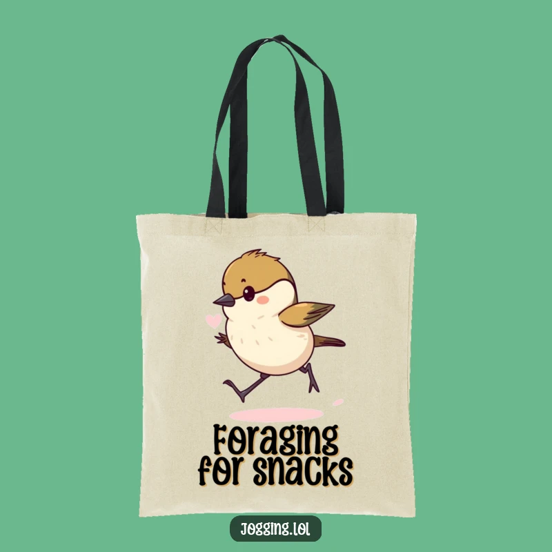 Funny Chickadee Tote Bag - Durable Determined Bird Shopping Bag Gift