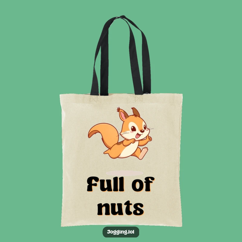 Funny Squirrel Sprinter Tote Bag: Playful Carry-All, Great Gift
