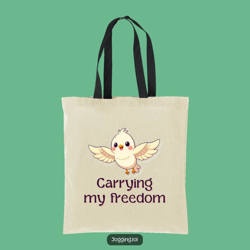 Funny Bird Tote Bag: Carry Your World with Joyful, Soaring Style!
