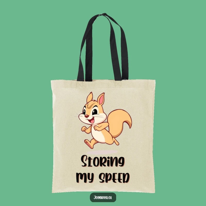 Funny Squirrel Tote Bag: Carry Your Essentials with Joyful, Nutty Style!